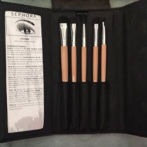 Sephora and elf makeup brushes